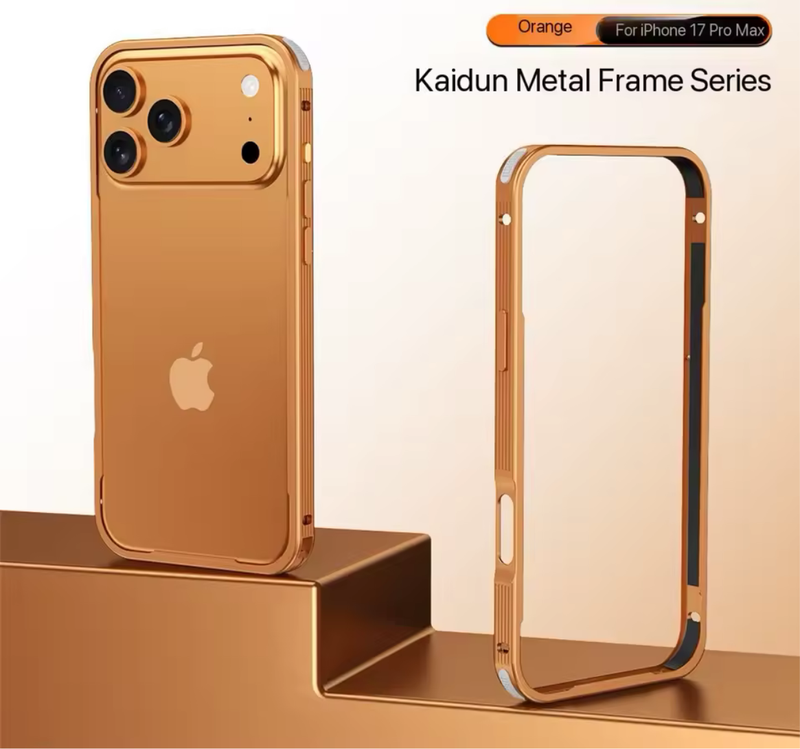 Stijlvolle metalen iPhone 17 hoes met MagSafe.
Verkrijgbaar in 6 kleuren en biedt sterke bescherming.
Dun, licht en comfortabel in gebruik.