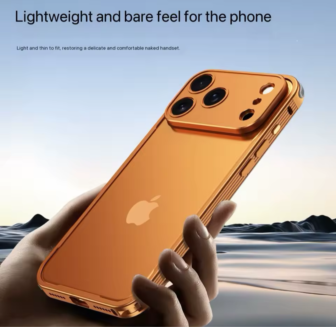 Stijlvolle metalen iPhone 17 hoes met MagSafe.
Verkrijgbaar in 6 kleuren en biedt sterke bescherming.
Dun, licht en comfortabel in gebruik.