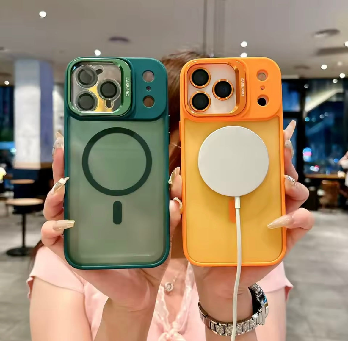 iPhone 17 Pro Max MagSafe Case – Transparent with Camera Lens Cover