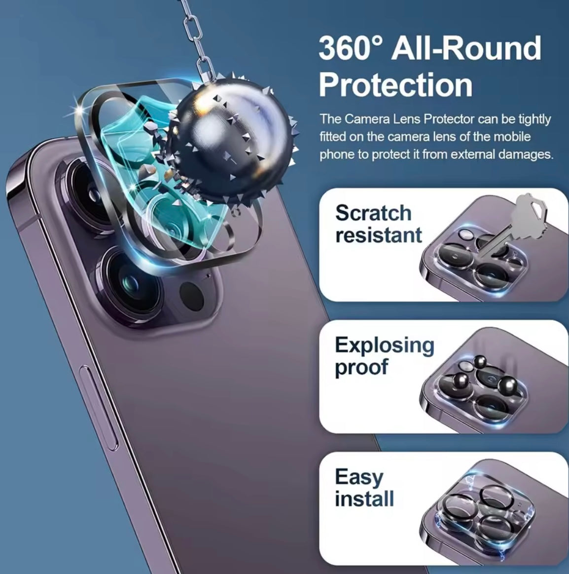 9H Tempered Glass Screen Protector – iPhone 11 to 17 pro max