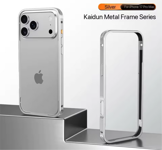 Stijlvolle metalen iPhone 17 hoes met MagSafe.
Verkrijgbaar in 6 kleuren en biedt sterke bescherming.
Dun, licht en comfortabel in gebruik.