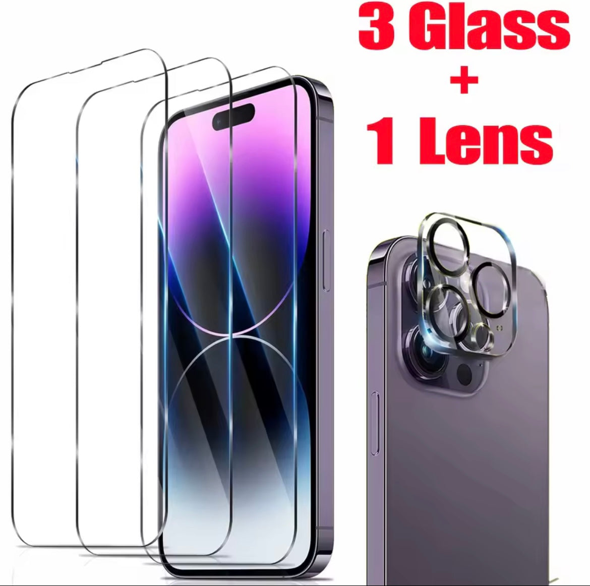 9H Tempered Glass Screen Protector – iPhone 11 to 17 pro max