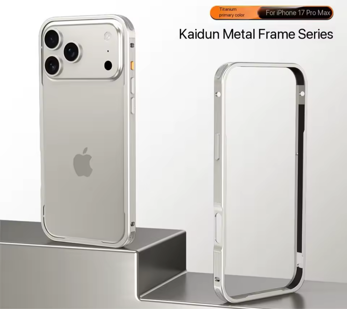 Stijlvolle metalen iPhone 17 hoes met MagSafe.
Verkrijgbaar in 6 kleuren en biedt sterke bescherming.
Dun, licht en comfortabel in gebruik.